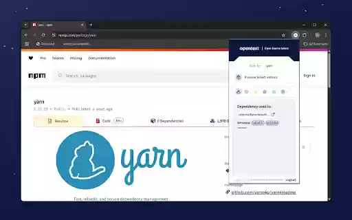 OpenText Core SCA Select Extension from Chrome web store to be run with OffiDocs Chromium online OpenText Core SCA Select Extension from Chrome web store to be run with OffiDocs Chromium online