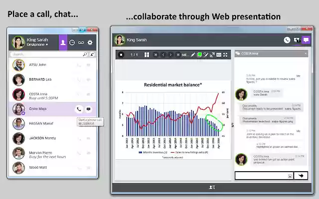 OpenTouch Conversation One  from Chrome web store to be run with OffiDocs Chromium online