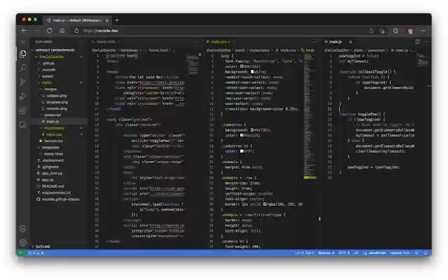 Open with Code  from Chrome web store to be run with OffiDocs Chromium online