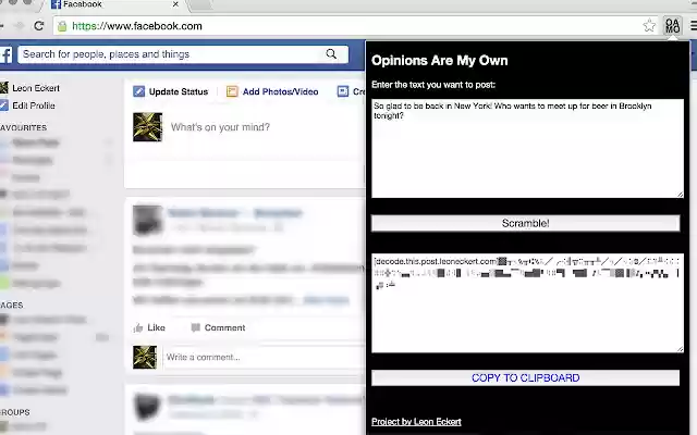 Opinions Are My Own from Chrome web store to be run with OffiDocs Chromium online Opinions Are My Own from Chrome web store to be run with OffiDocs Chromium online