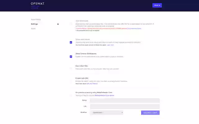 OPSWAT File Security for Chrome from Chrome web store to be run with OffiDocs Chromium online OPSWAT File Security for Chrome from Chrome web store to be run with OffiDocs Chromium online