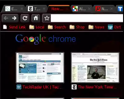 OpticRed Theme  from Chrome web store to be run with OffiDocs Chromium online