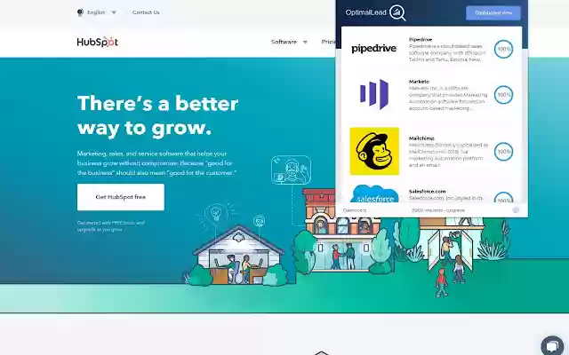 Optimallead we find similar companies  from Chrome web store to be run with OffiDocs Chromium online