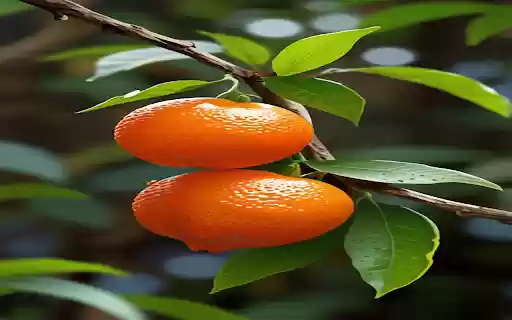 Orange fruit on branch wallpaper  from Chrome web store to be run with OffiDocs Chromium online