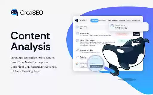 Orca SEO Your All in One SEO Extension  from Chrome web store to be run with OffiDocs Chromium online