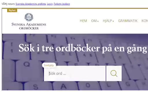 Ordböcker  from Chrome web store to be run with OffiDocs Chromium online