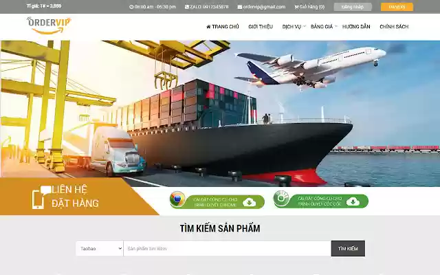 OrderVip.vn Công cụ đặt hàng order VIP  from Chrome web store to be run with OffiDocs Chromium online