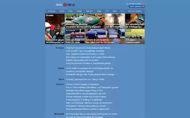 ORF.at +  from Chrome web store to be run with OffiDocs Chromium online
