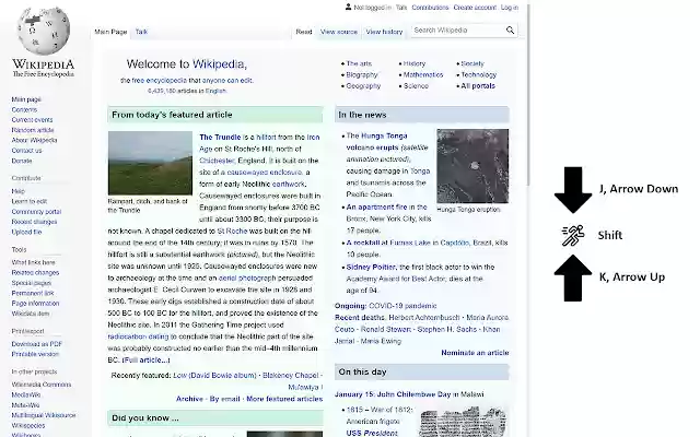 Organic Scroll  from Chrome web store to be run with OffiDocs Chromium online
