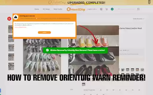 OrientDig Warn Reminder Remover (Simple Version)  from Chrome web store to be run with OffiDocs Chromium online