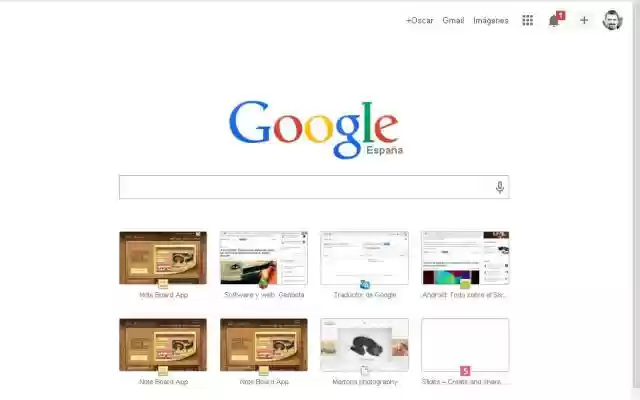 Original New Tab  from Chrome web store to be run with OffiDocs Chromium online