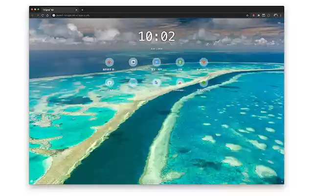 Original Tab  from Chrome web store to be run with OffiDocs Chromium online