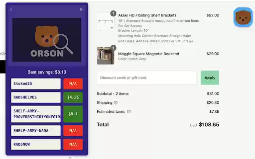 Orson  from Chrome web store to be run with OffiDocs Chromium online
