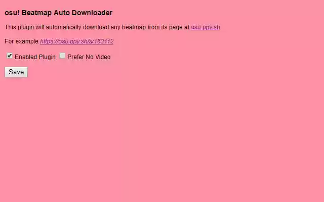 osu! Beatmap Auto Downloader  from Chrome web store to be run with OffiDocs Chromium online