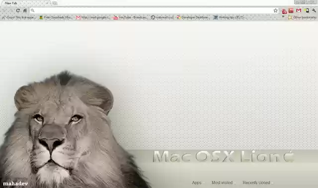 OS X Lion  from Chrome web store to be run with OffiDocs Chromium online