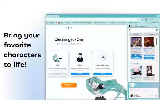 Oto AI Browser Companion  from Chrome web store to be run with OffiDocs Chromium online