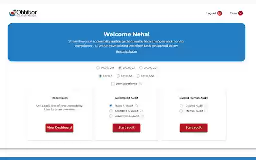 Ottitor  from Chrome web store to be run with OffiDocs Chromium online