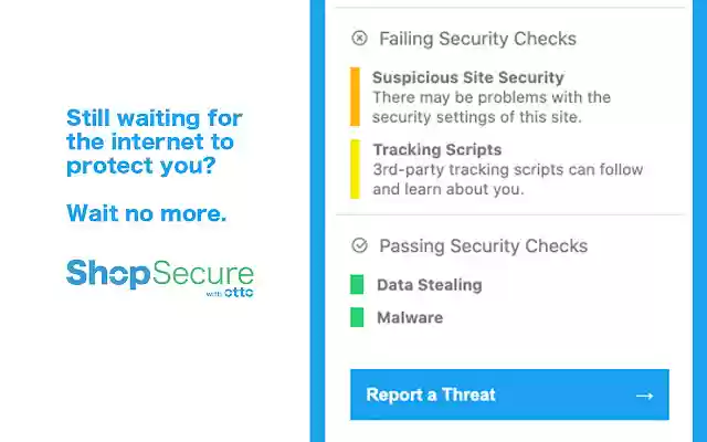 Otto ShopSecure from Chrome web store to be run with OffiDocs Chromium online Otto ShopSecure from Chrome web store to be run with OffiDocs Chromium online