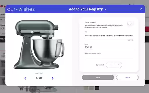 Our Wishes Wish It!  from Chrome web store to be run with OffiDocs Chromium online