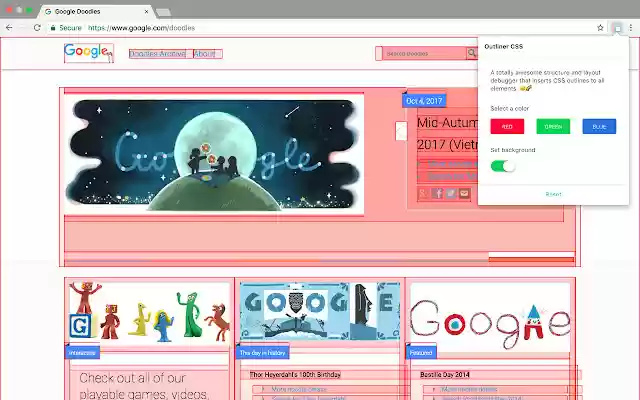Outliner CSS from Chrome web store to be run with OffiDocs Chromium online Outliner CSS from Chrome web store to be run with OffiDocs Chromium online