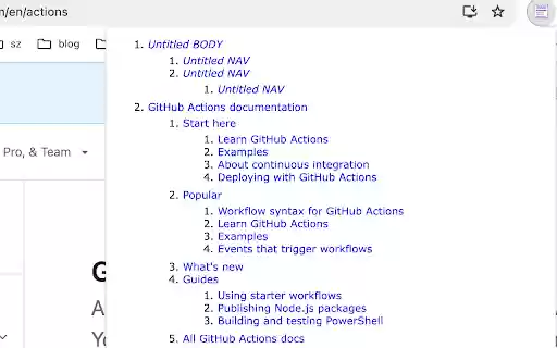 Outliner Plus  from Chrome web store to be run with OffiDocs Chromium online
