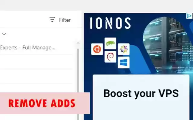 OutlookAdRemover  from Chrome web store to be run with OffiDocs Chromium online