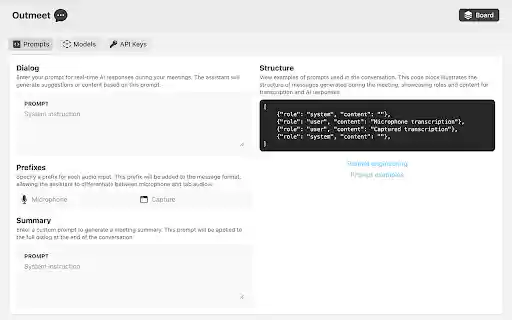 Outmeet Real time Dialog AI Assistant from Chrome web store to be run with OffiDocs Chromium online Outmeet Real time Dialog AI Assistant from Chrome web store to be run with OffiDocs Chromium online