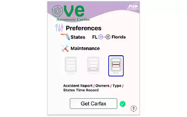 OVE Carfax Automatic Extension  from Chrome web store to be run with OffiDocs Chromium online
