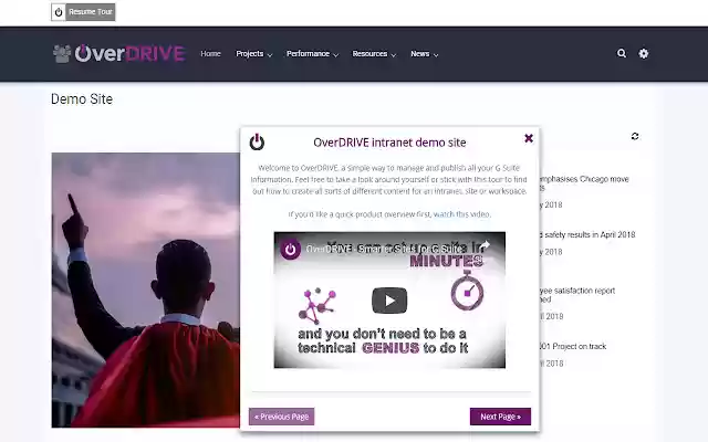 OverDRIVE  from Chrome web store to be run with OffiDocs Chromium online