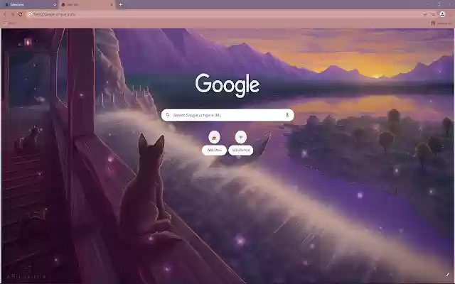 Overlooking The Lake Theme  from Chrome web store to be run with OffiDocs Chromium online