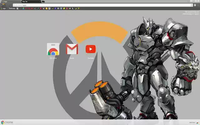 Overwatch theme  from Chrome web store to be run with OffiDocs Chromium online