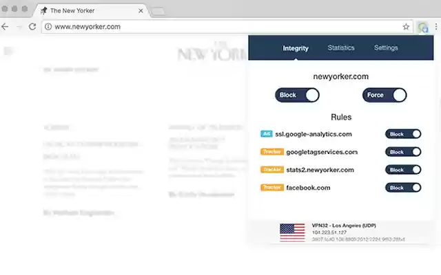 OVPN.com  from Chrome web store to be run with OffiDocs Chromium online