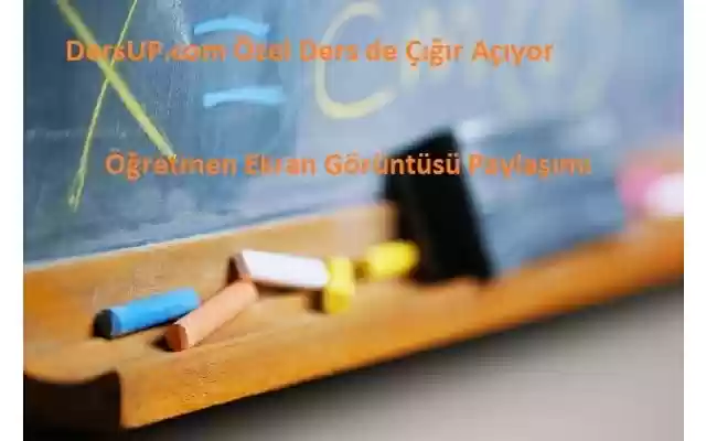 Ozel Ders icin Ekran Gosterimi  from Chrome web store to be run with OffiDocs Chromium online