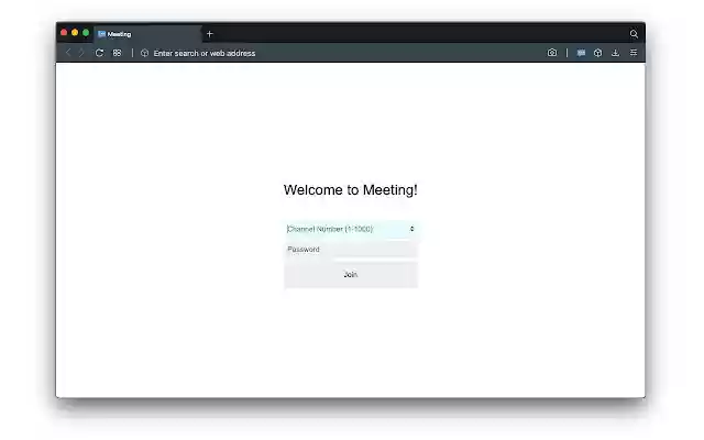 P2P Video Meeting  from Chrome web store to be run with OffiDocs Chromium online