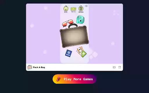 Pack A Bag Game Embark on a Fun Travel Adventure!  from Chrome web store to be run with OffiDocs Chromium online