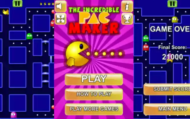 Pac Maker  from Chrome web store to be run with OffiDocs Chromium online