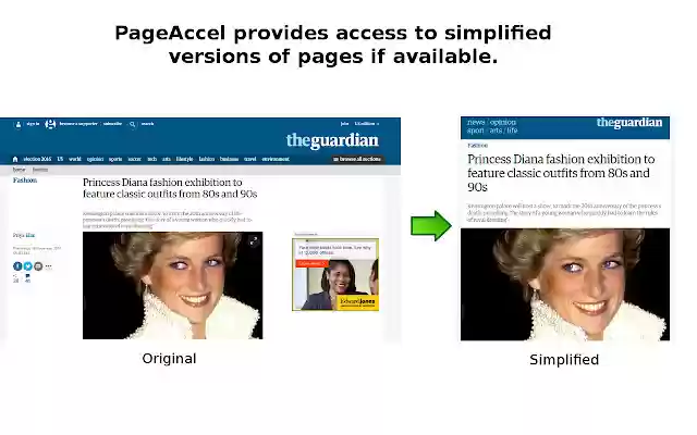 PageAccel من متجر Chrome الإلكتروني ليتم تشغيله باستخدام OffiDocs Chromium عبر الإنترنت