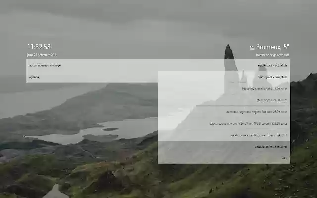 PageAPatte custom start page  from Chrome web store to be run with OffiDocs Chromium online