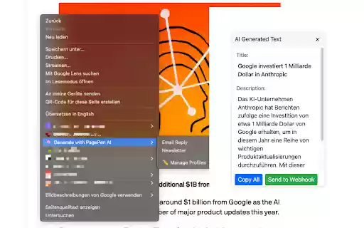 PagePen AI  from Chrome web store to be run with OffiDocs Chromium online