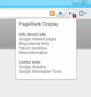 PageRank Display  from Chrome web store to be run with OffiDocs Chromium online
