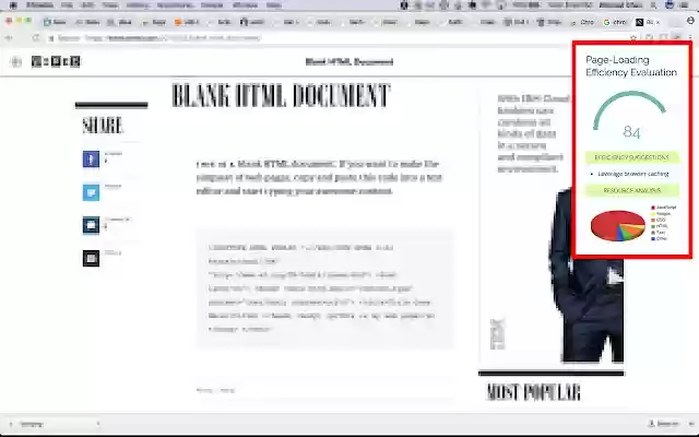 Page Speed Analysis  from Chrome web store to be run with OffiDocs Chromium online