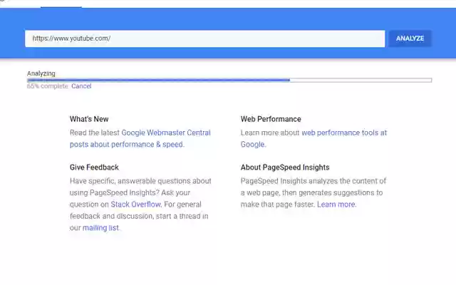 PageSpeed Checker  from Chrome web store to be run with OffiDocs Chromium online