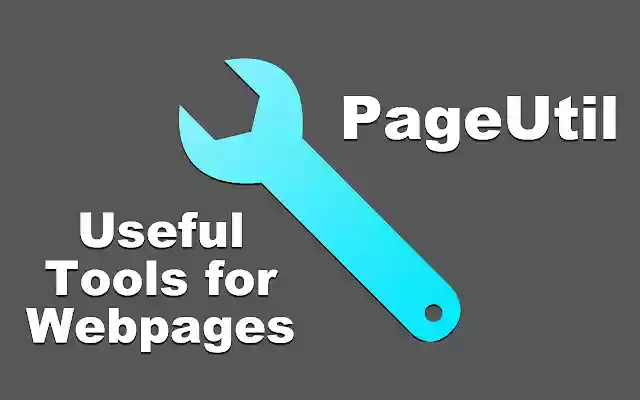 PageUtil از فروشگاه وب Chrome برای اجرا با OffiDocs Chromium به صورت آنلاین