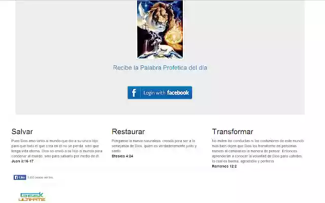 Palabra Profetica del Dia  from Chrome web store to be run with OffiDocs Chromium online