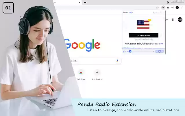 Panda Radio from Chrome web store to be run with OffiDocs Chromium online Panda Radio from Chrome web store to be run with OffiDocs Chromium online