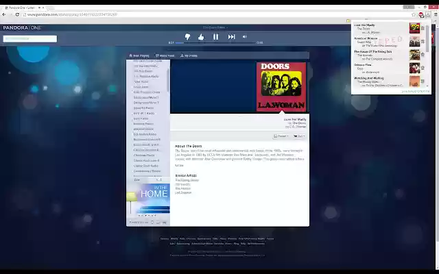 Pandora History Saver  from Chrome web store to be run with OffiDocs Chromium online