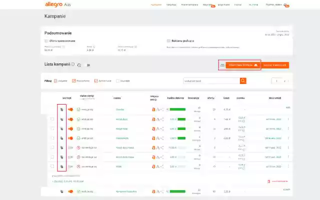 Panel Pro dla Allegro Ads  from Chrome web store to be run with OffiDocs Chromium online