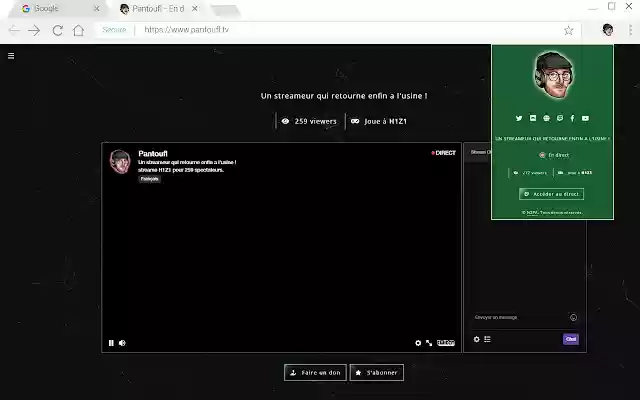 Pantoufl Extension from Chrome web store to be run with OffiDocs Chromium online Pantoufl Extension from Chrome web store to be run with OffiDocs Chromium online