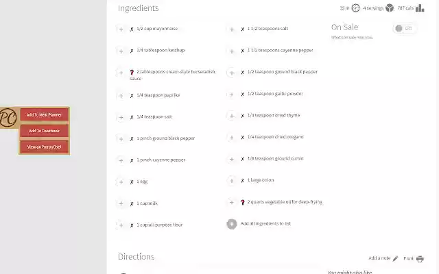 PantryChef Flavor Injector  from Chrome web store to be run with OffiDocs Chromium online