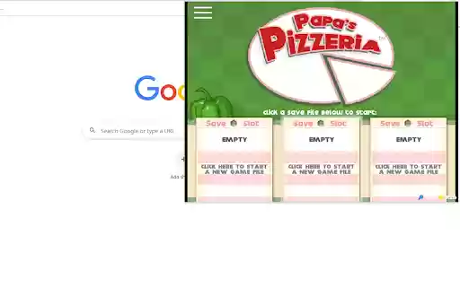 Papa’s Pizzeria Original  from Chrome web store to be run with OffiDocs Chromium online